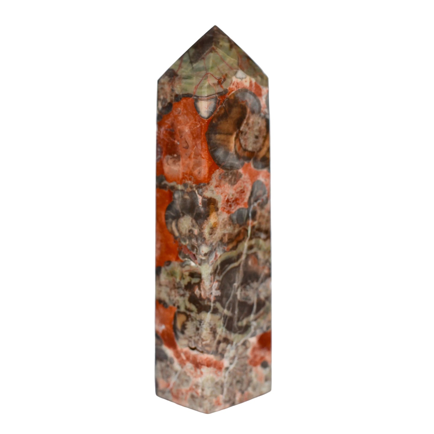 Natural Polychrome Jasper Statement Tower