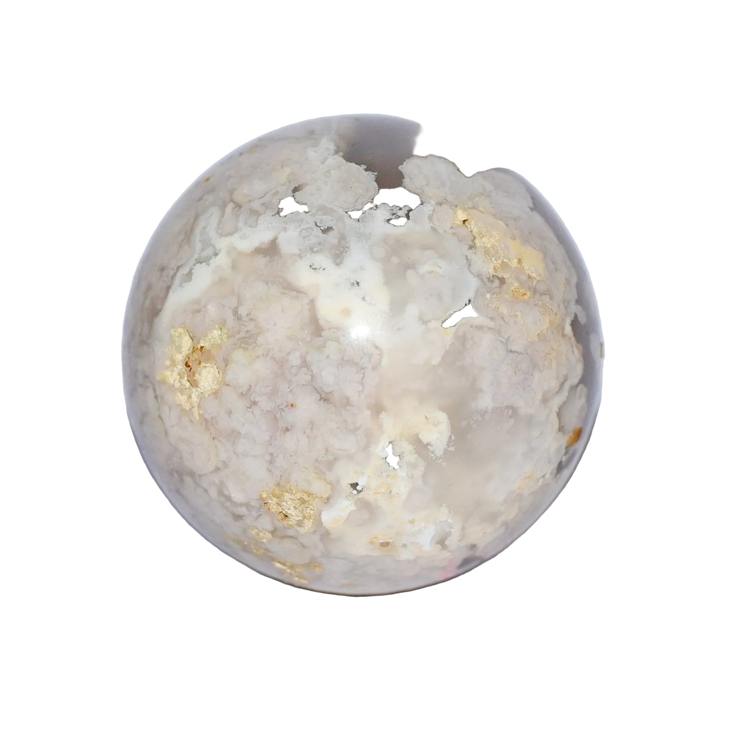 Flower Agate Sphere