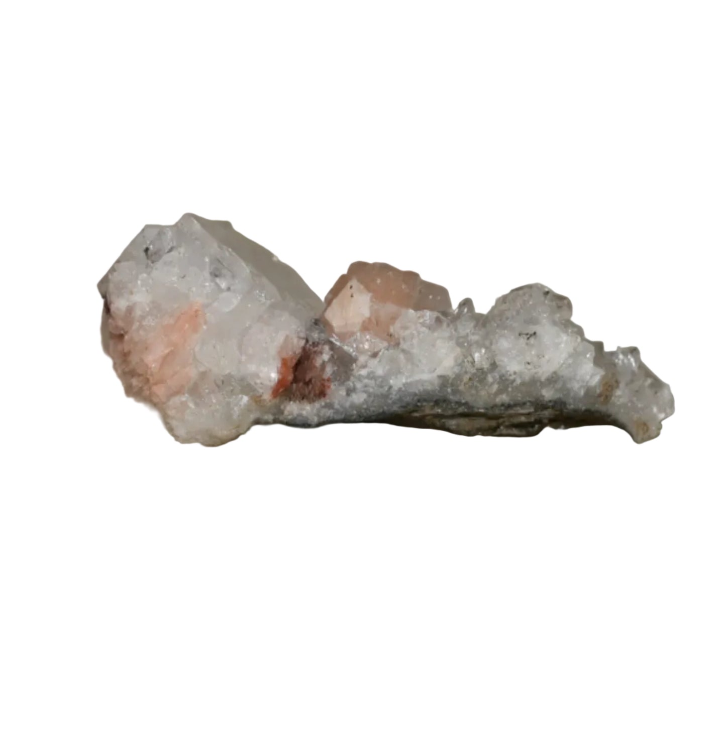 Small Apophylite Cluster with Peach Stilbite