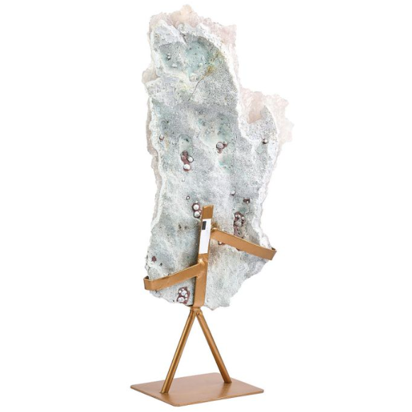 Amethyst Druze on Gold Stand 2.5kg (pre-order)