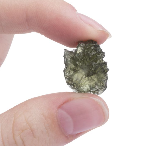 Feathered Moldavite AAA Grade 2.09g, Nesmen Forest (pre-order)