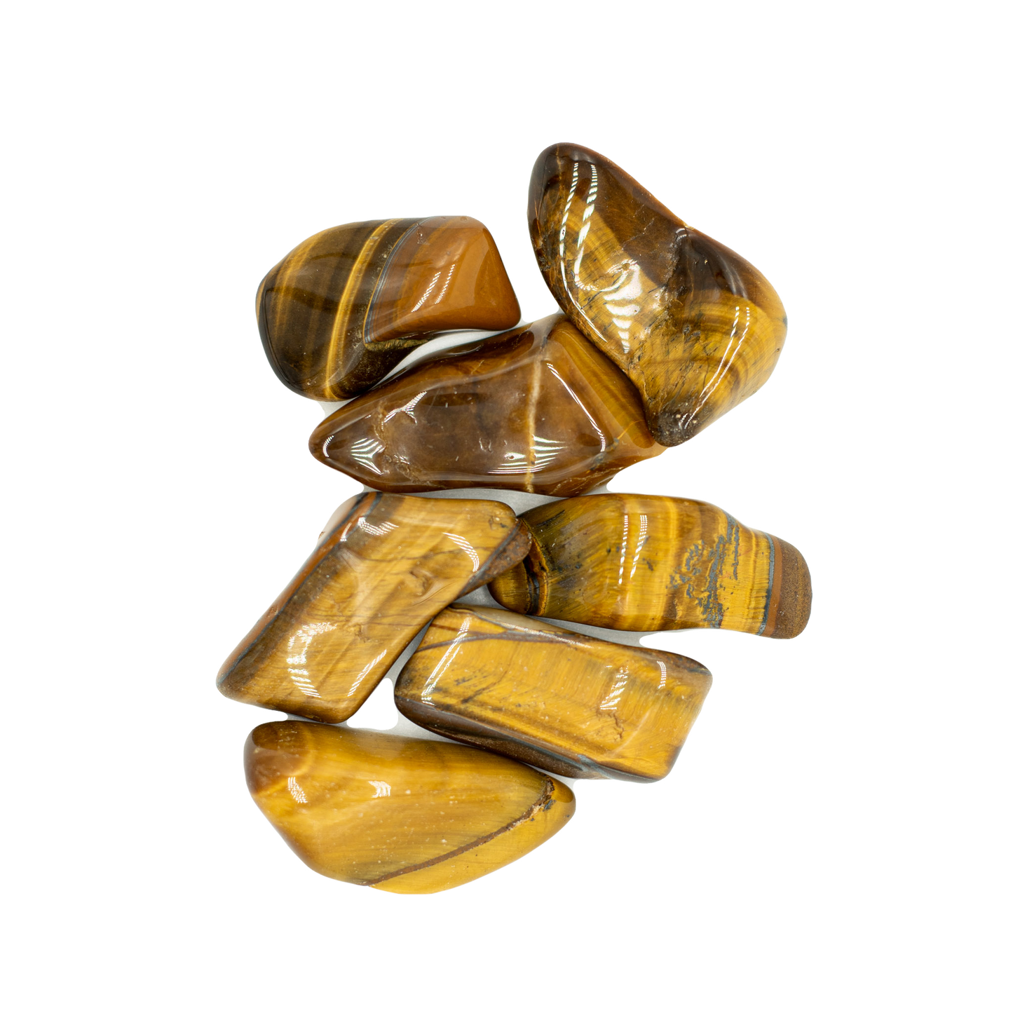 Yellow Tigers Eye Tumblestone