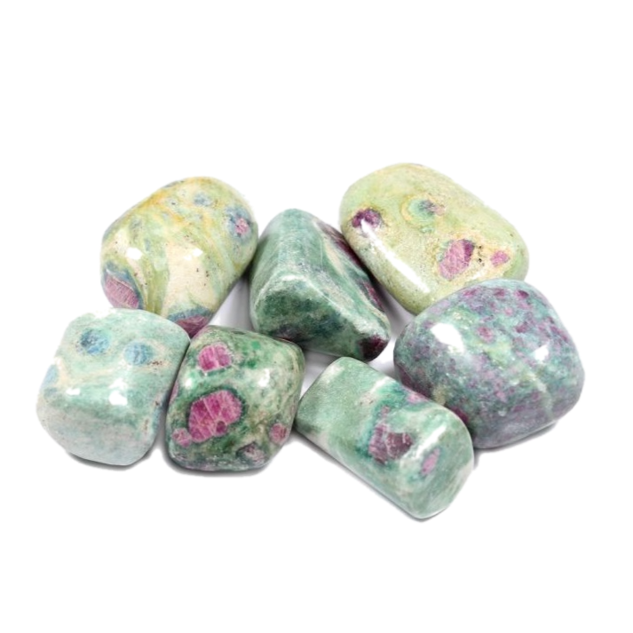 Ruby in Fuchsite Tumblestone