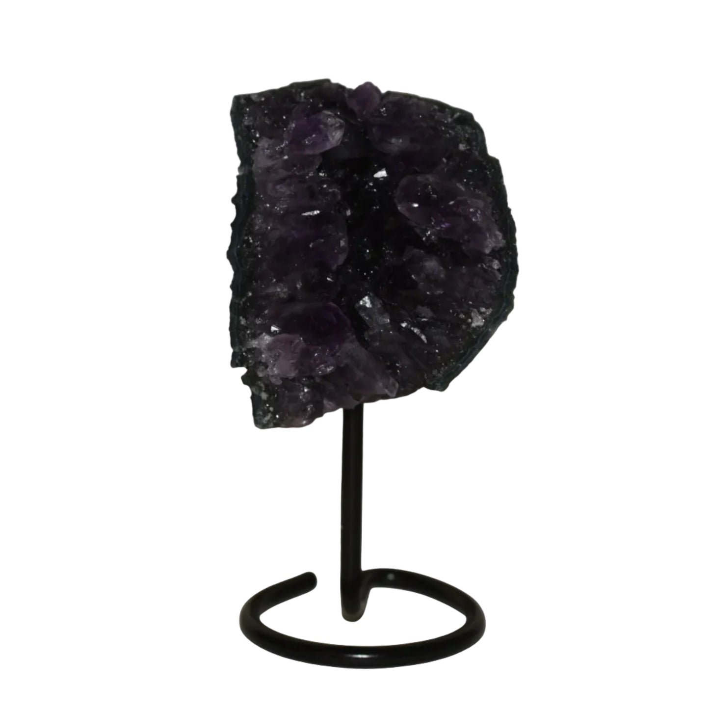 Amethyst Druzy on black stand