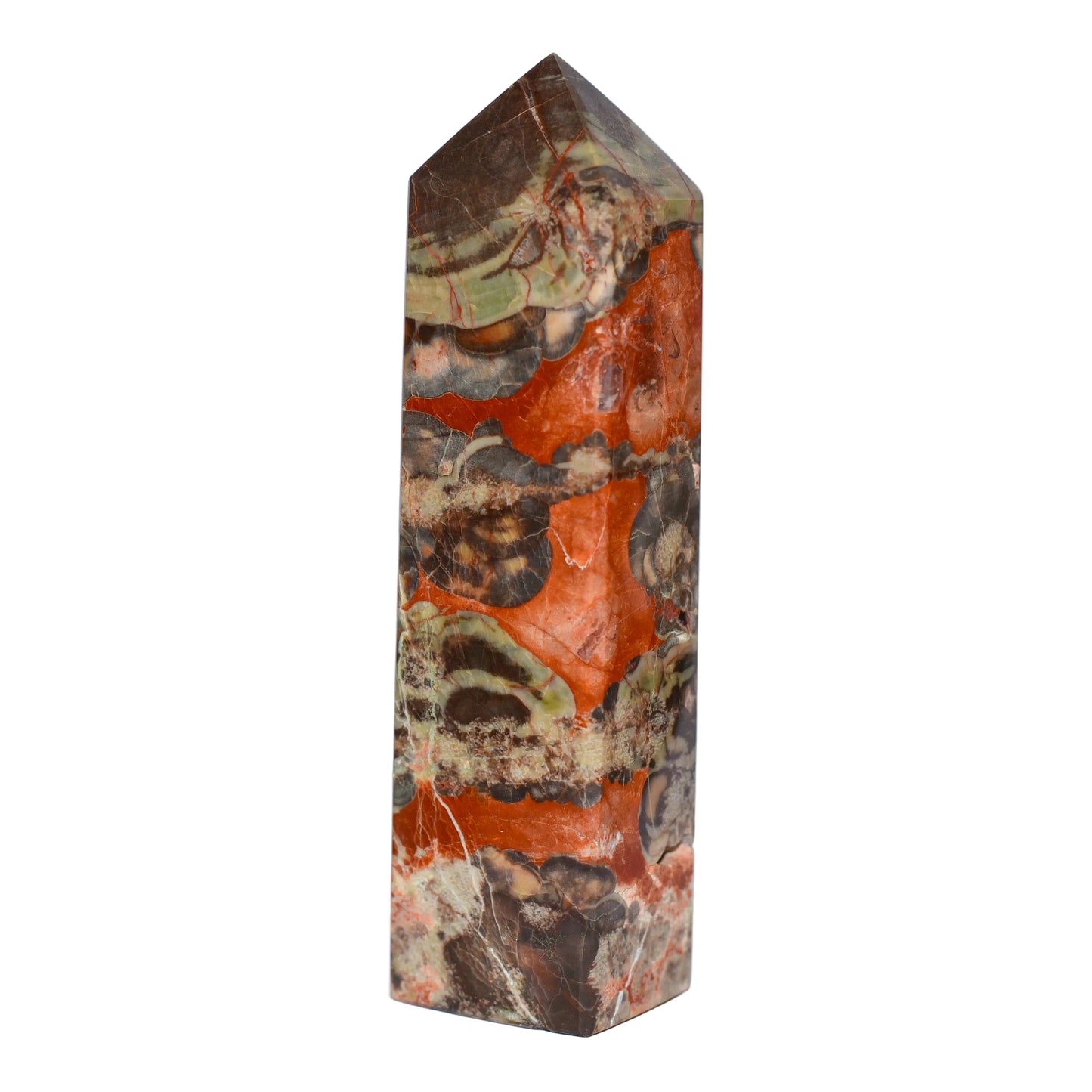 Natural Polychrome Jasper Statement Tower