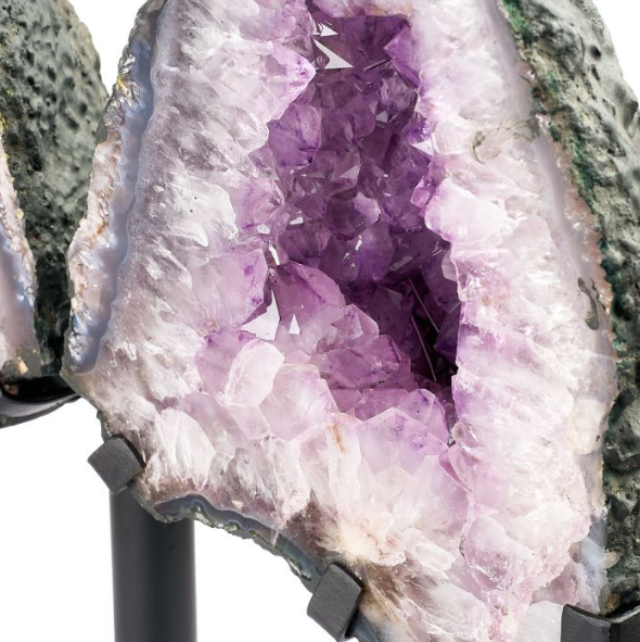 Amethyst Butterfly with Metal Base (No.19), 13.65kg (pre-order)