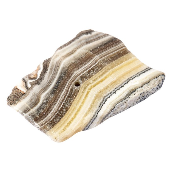 Banded Zebra Jasper Slab Incense Holder