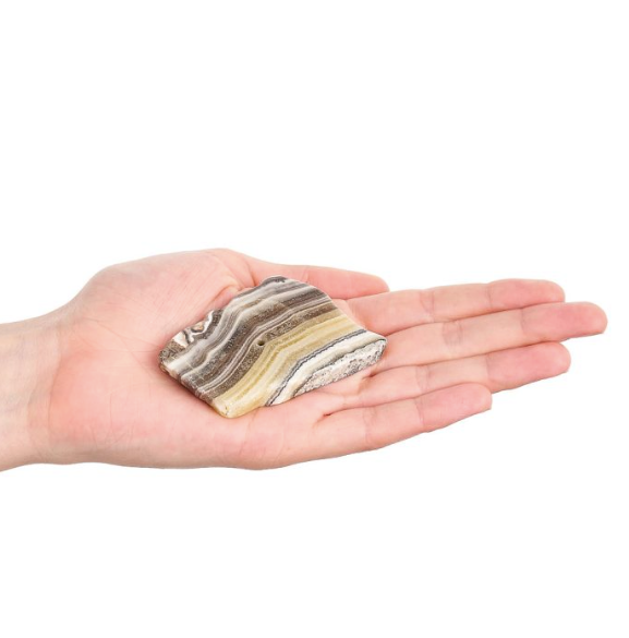 Banded Zebra Jasper Slab Incense Holder