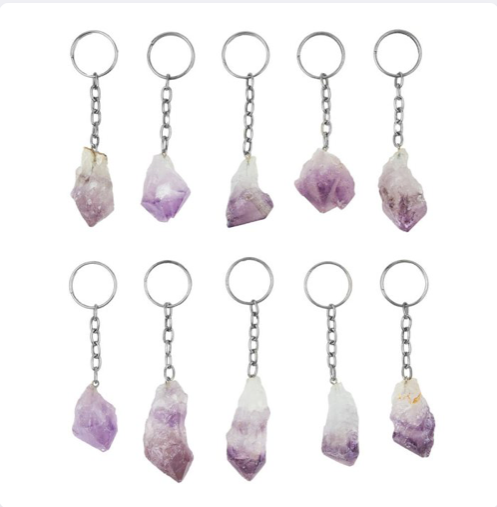 Amethyst Point Keyring
