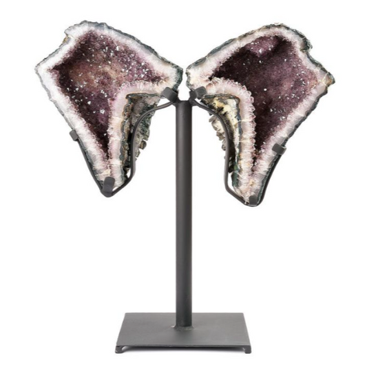 Amethyst Butterfly with Metal Base (No.22), 9.35kg (pre-order)