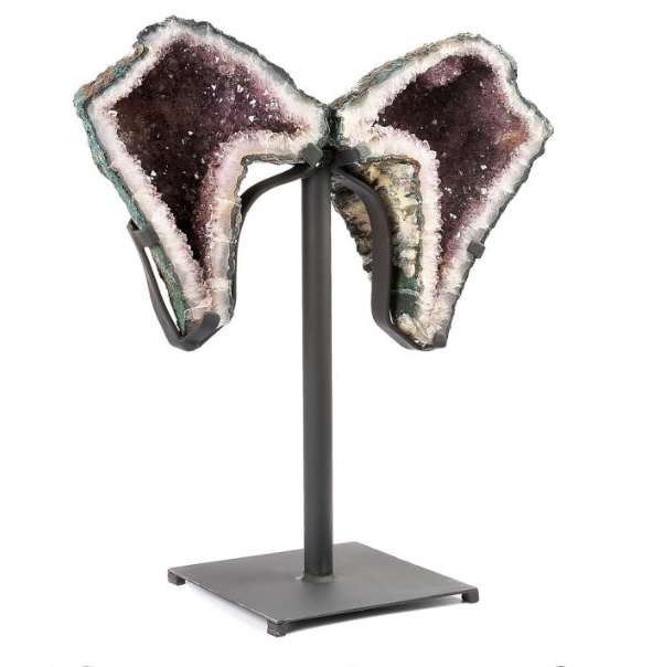 Amethyst Butterfly with Metal Base (No.22), 9.35kg (pre-order)