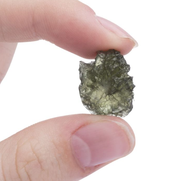 Feathered Moldavite AAA Grade 2.09g, Nesmen Forest  (pre-order)